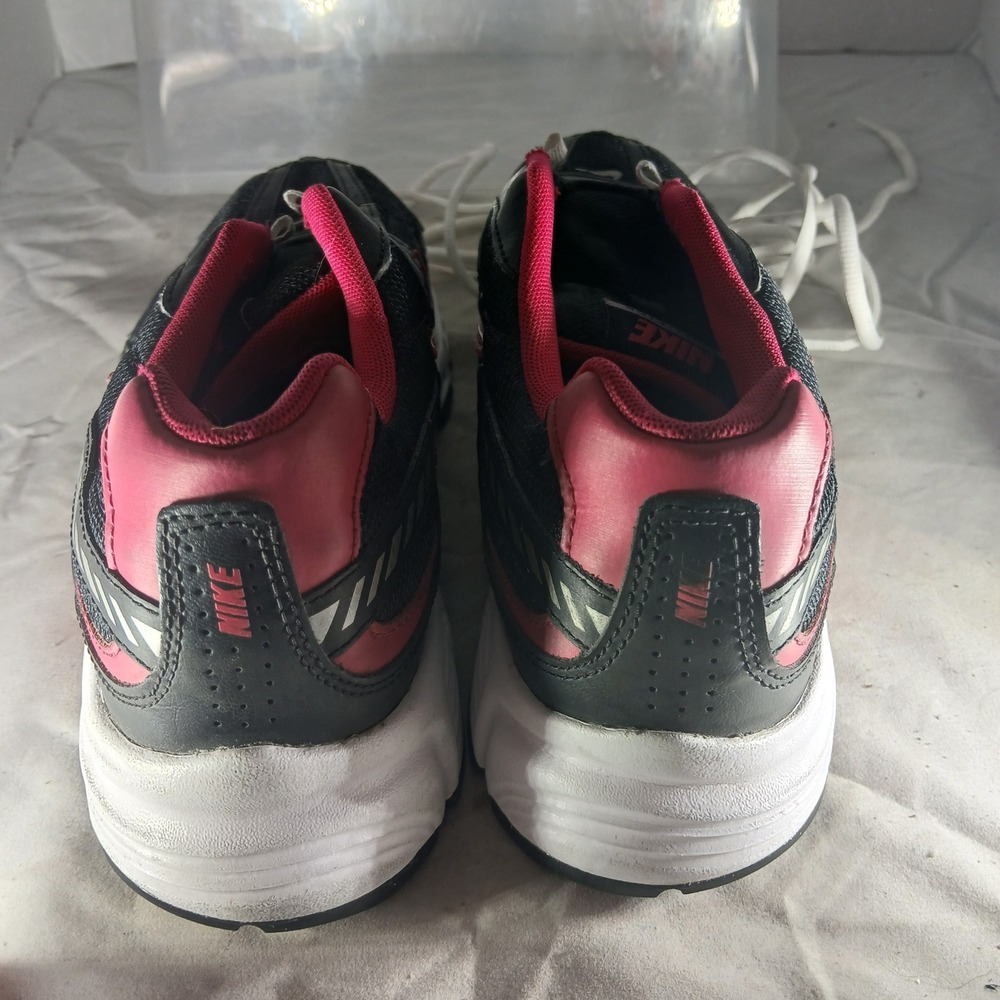 Nike Initiator Running Shoes 10 Black Pink Silver Y2K‎ Retro Dad Sneakers - Picture 8 of 12